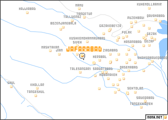 map of Ja‘farābād