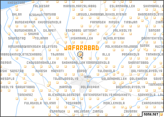 map of Ja‘farābād