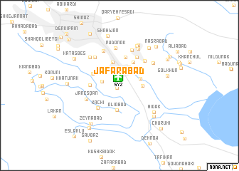 map of Ja‘farābād