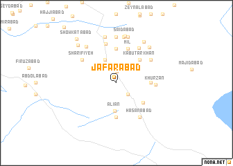 map of Ja‘farābād