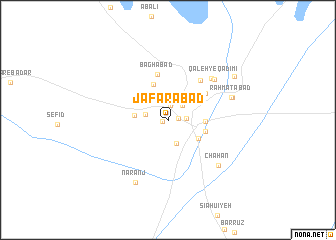 map of Ja‘farābād