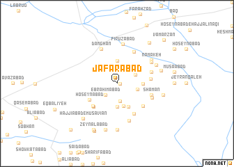 map of Ja‘farābād