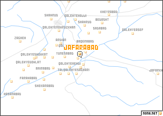 map of Ja‘farābād