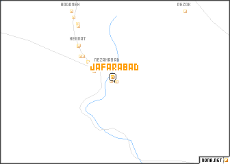 map of Ja‘farābād