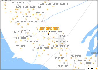 map of Ja‘farābād