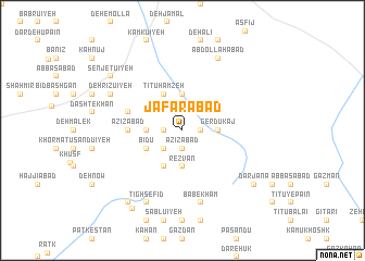 map of Ja‘farābād