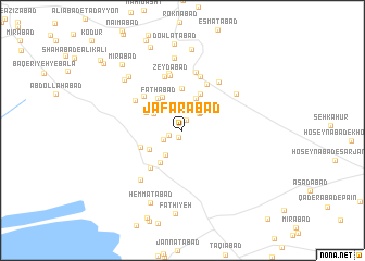 map of Ja‘farābād