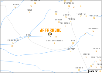 map of Ja‘farābād