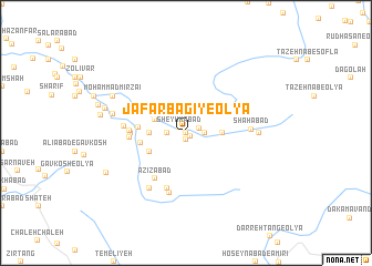 map of Ja‘farbagī-ye ‘Olyā