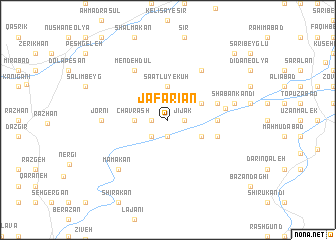 map of Ja‘farīān