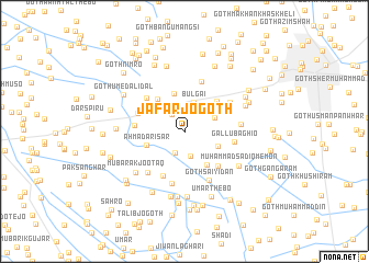 map of Jāfar jo Goth