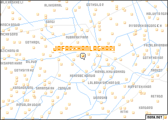 map of Jafar Khān Laghāri