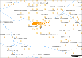 map of Ja‘farkhān