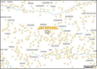 map of Jafar Khel