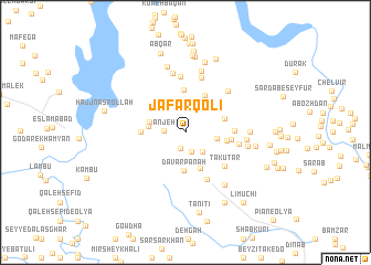 map of Ja‘far Qolī