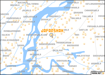 map of Jāfar Shāh