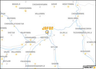map of Ja‘far