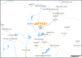 map of Jaffrey