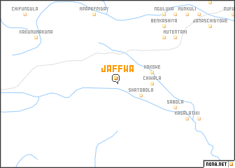 map of Jaffwa