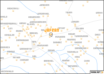 map of Jafrān