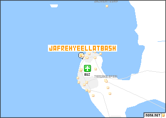 map of Jafreh-ye ‘Ellatbāsh