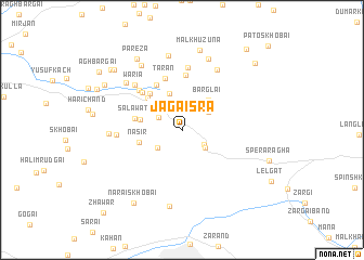 map of Jagai Sra