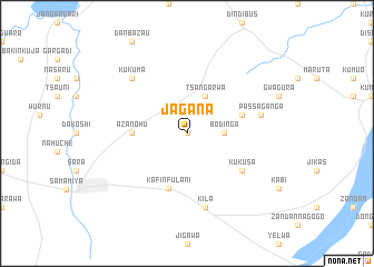 map of Jagana