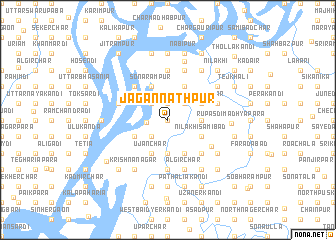 map of Jagannāthpur