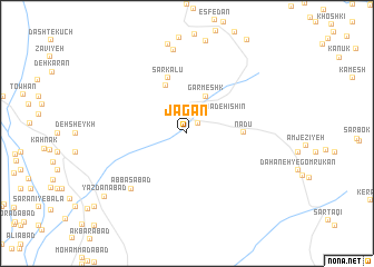 map of Jagān
