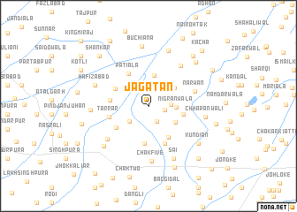 map of Jagātan