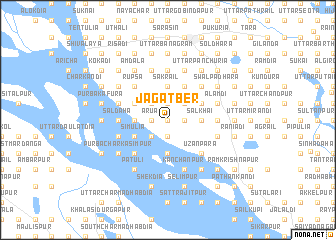 map of Jagatber