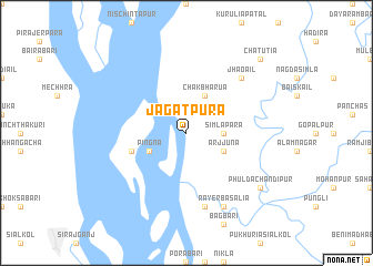 map of Jagatpura