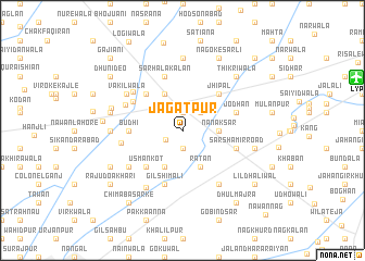 map of Jagatpur