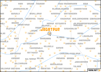 map of Jagatpur