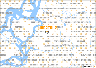 map of Jagatpur