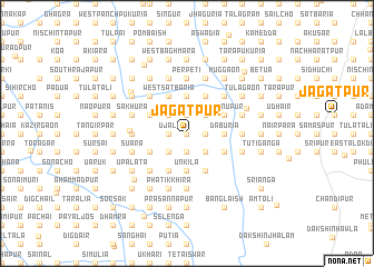 map of Jagatpur