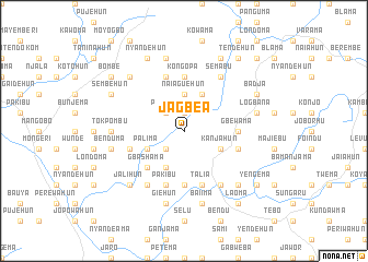 map of Jagbea