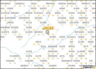 map of Jagbe