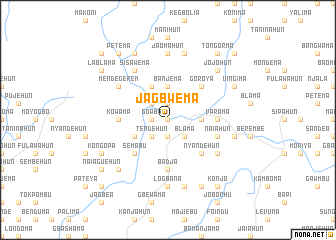 map of Jagbwema