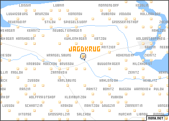 map of Jagdkrug