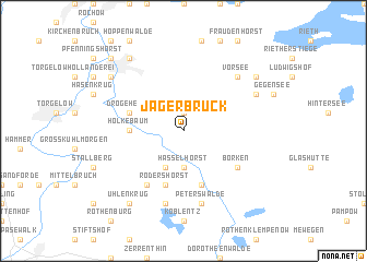 map of Jägerbrück