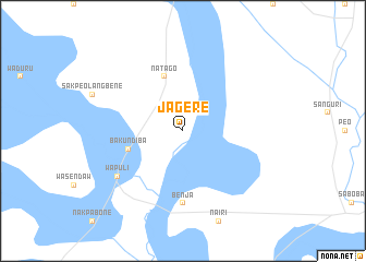 map of Jagere