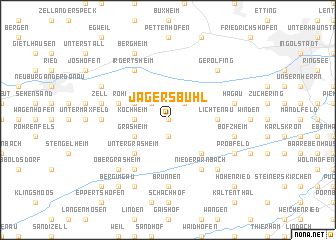 map of Jägersbühl