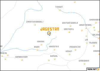 map of Jagestān