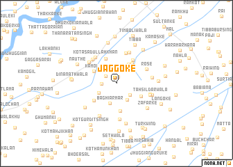 map of Jaggoke