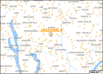 map of Jagguwāla