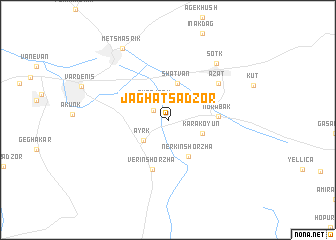 map of Jaghatsʼadzor