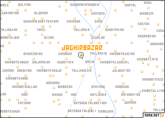map of Jāghir Bāzār