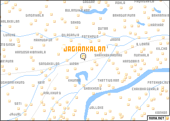 map of Jagiān Kalān