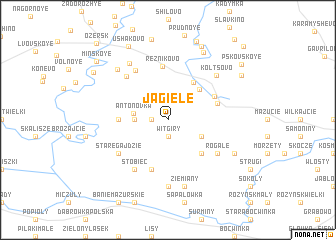 map of Jagiele